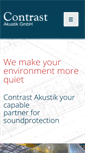 Mobile Screenshot of contrast-akustik.com