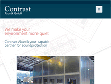 Tablet Screenshot of contrast-akustik.com